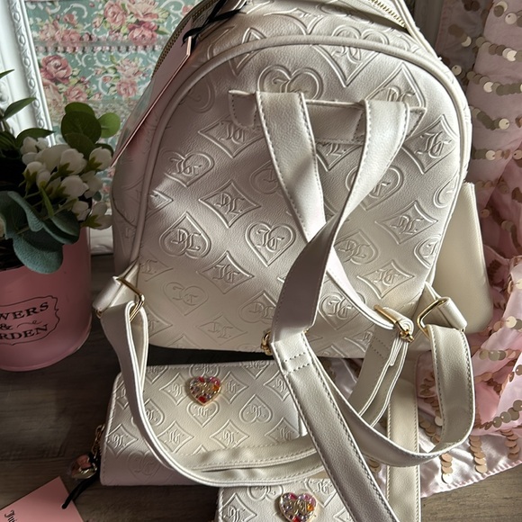 ✨?Juicy Couture Pullout Pouch backpack with two wallets NWT Bundle lot ✨ main image 12